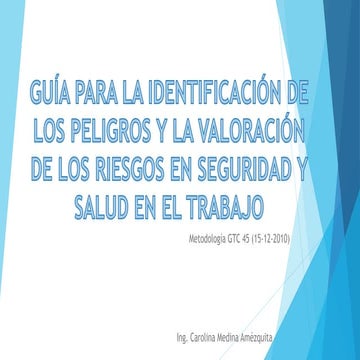 Guía para la identificación de los peligros