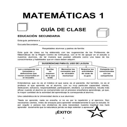 Guía primero bloque 1