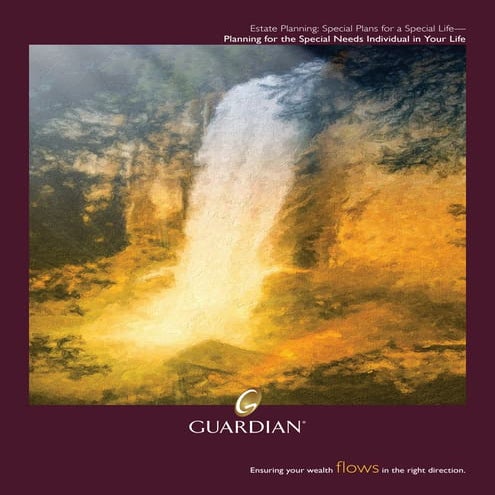 InDesign Product Brochure for Guardian Life Insurance