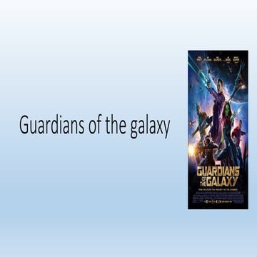Guardians of the galaxy