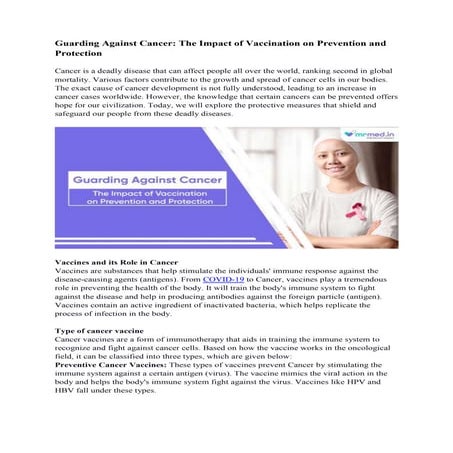 Guarding Against Cancer_ The Impact of Vaccination on Prevention and ...