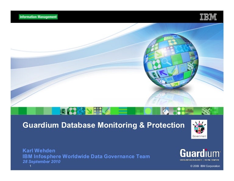 IBM InfoSphere Guardium overview