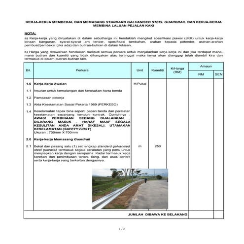 CADANGAN MENAIKTARAF GELANGGANG-GELANGGANG SUKAN BERTURAP | PDF