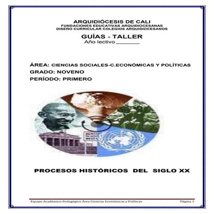 Guías   taller - fundaciones educativas de la arquidiócesis de cali