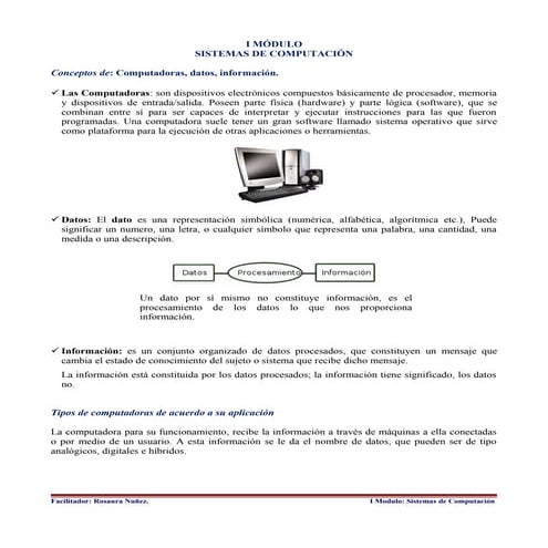 Guía Sistemas de Computación