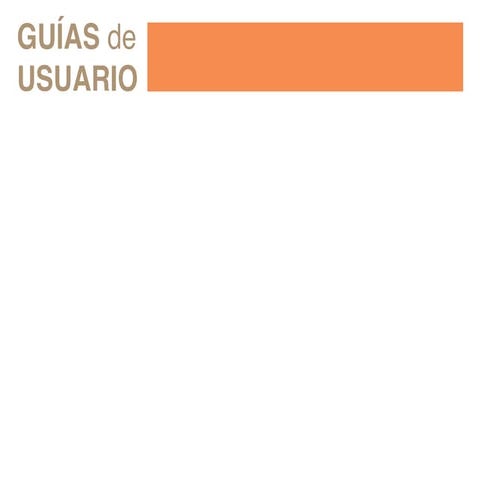 Guías usuario