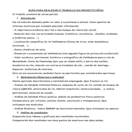 Guía traballo ríos