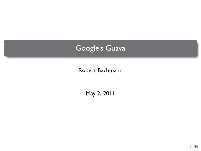 Google's Guava