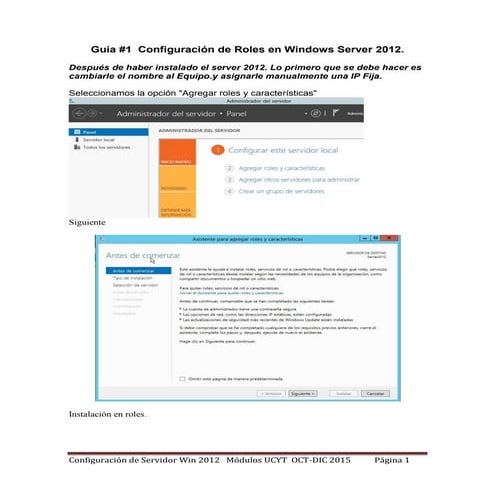 Guía win2012 ad-dns-dhcp