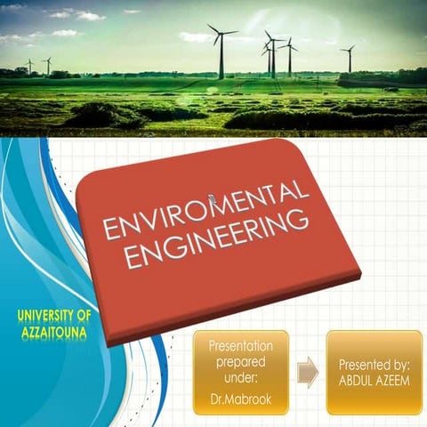 Enviromental Engineering Research for Libya | PPTX