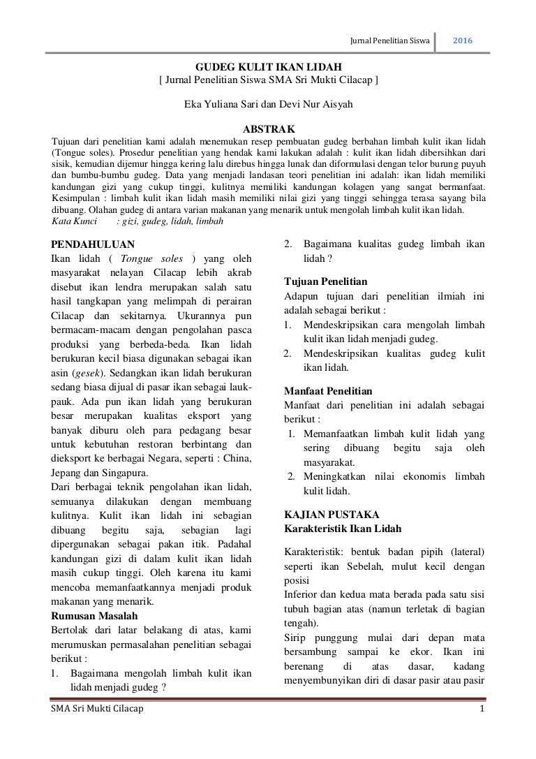 Gudeg Kulit Ikan Lidah