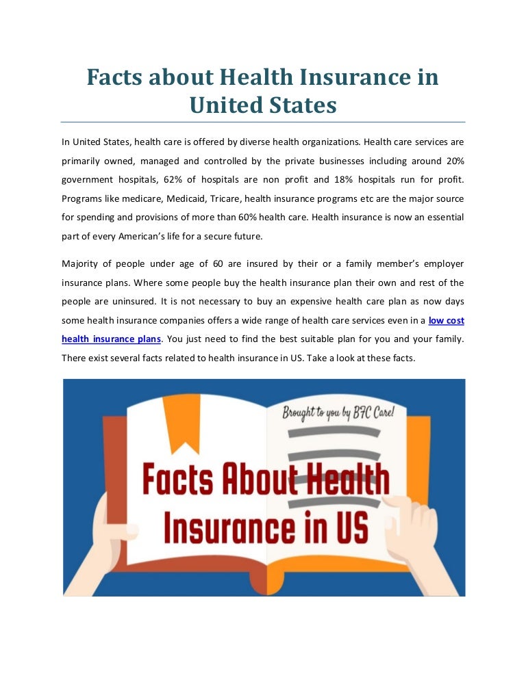 Facts About Health Insurance In United States