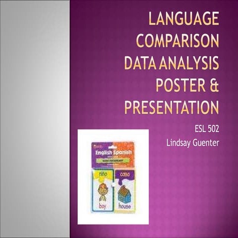 Guenter u11a1 language comparison data analysis poster & presentation