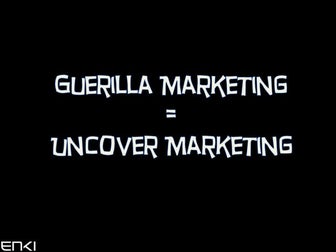 Guerilla marketing