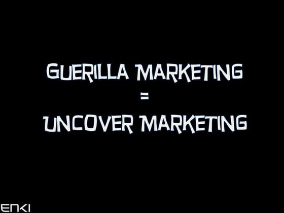 Guerilla marketing