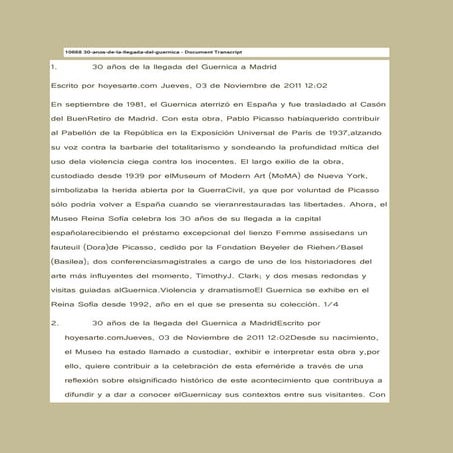 Guernica 39 anos depois