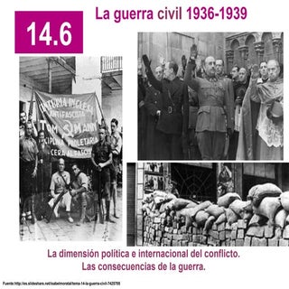 Tema 14.6. Guerra Civil: dimensión ...