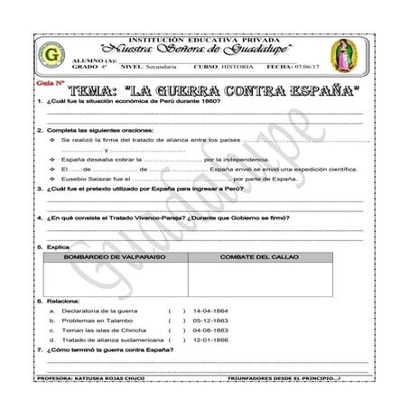 Guerra contra españa