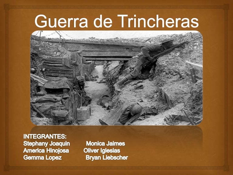 Guerra de trincheras