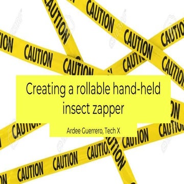 Rollable Insect Zapper