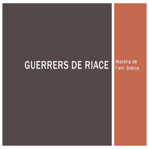Guerrers de riace
