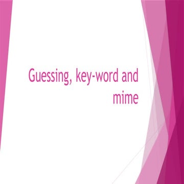 Guessing, key-word and miming games.pptx
