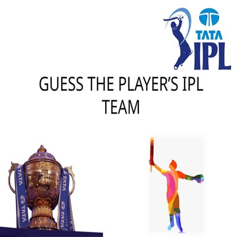 GUESS THE PLAYER’S IPL TEAM-2022 ppt.pptx