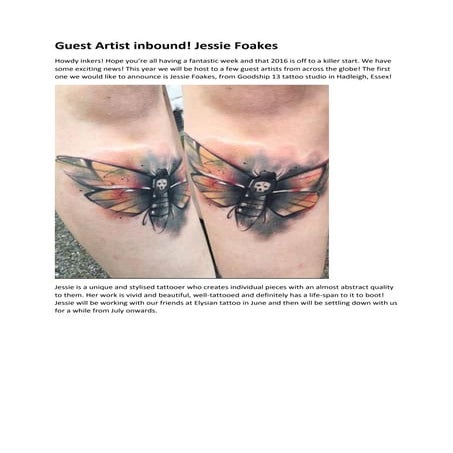 Guest Artist Inbound! Jessie Foakes