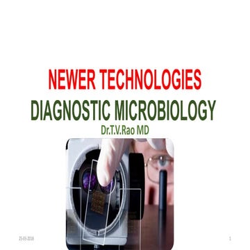 NEWER TECHNOLOGIES DIAGNOSTIC MICROBIOLOGY