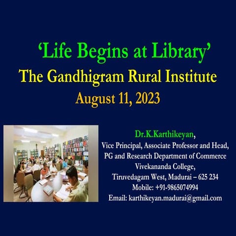 Guest Lecture on Life Begins at Library  - GRI August 11, 2023.pdf