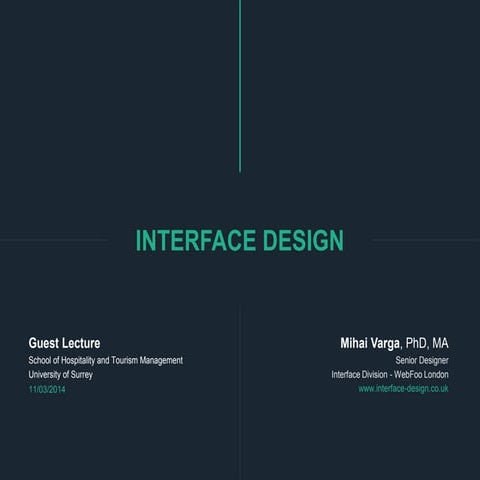 Interface Design