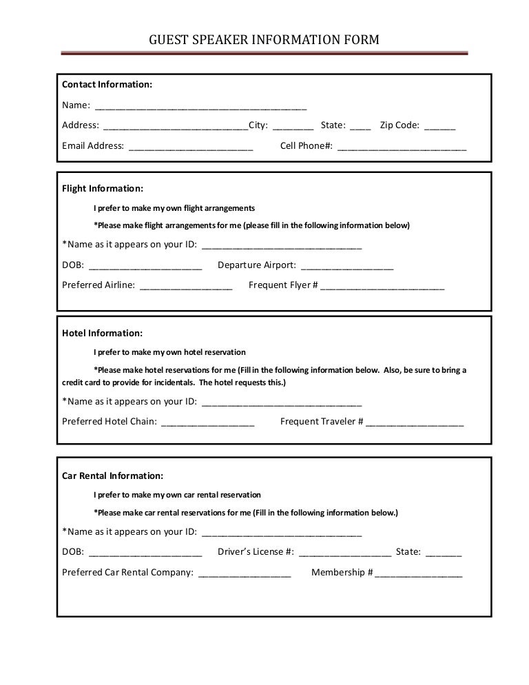 Podcast Guest Questionnaire Template Podcast Guest Questionnaire Template