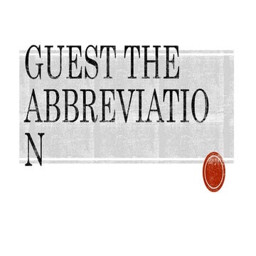 GUEST THE abreiation for student easy.pptx | Free Download