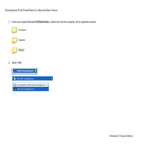 Guia 01 VB6 y Base datos Access