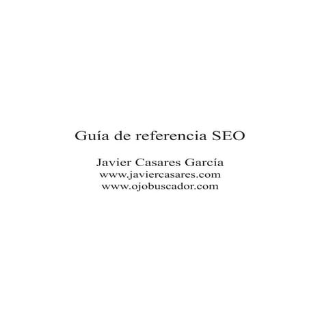 Guia De Referencia Seo