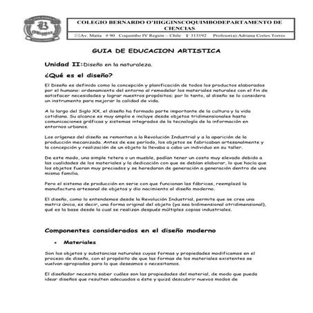 Guia   diseños de la naturaleza