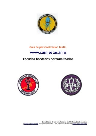 Escudos bordados