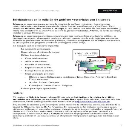 Iniciándonos en la edición de gráficos vectoriales con Inkscape