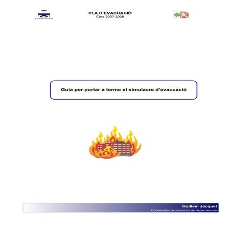 Guia simulacre evacuació