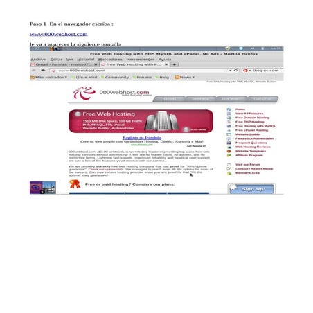 Joomla en 000webhost