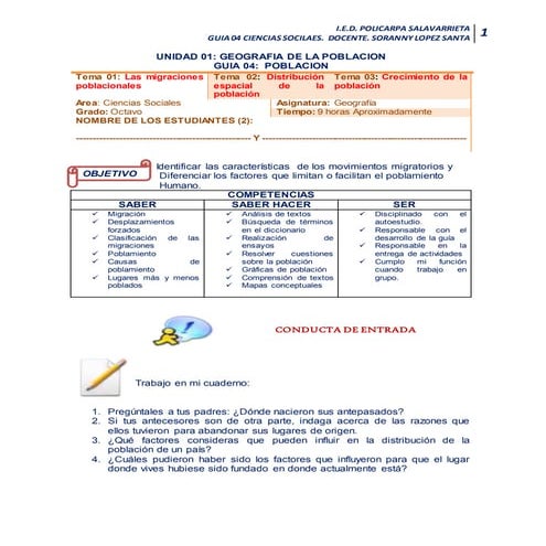 Guia 04 sociales 8°