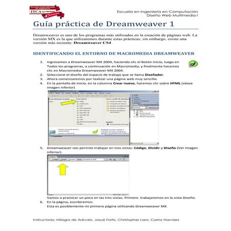 Guia 1 De Dreamweaver