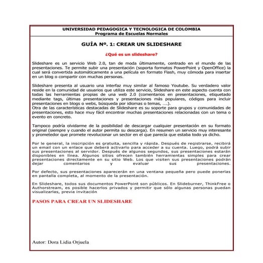 Guia 1 pasos para crear slide