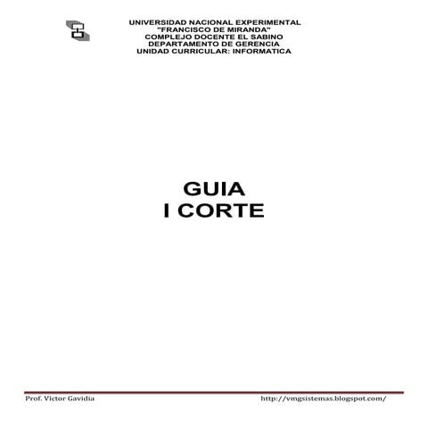 Guia de Algoritmos del profesor Victor Gavidia -UNEFM - CAES