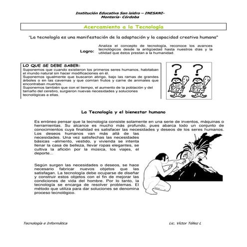 Guia 2 la tecnologia y el bienestar humano inesani