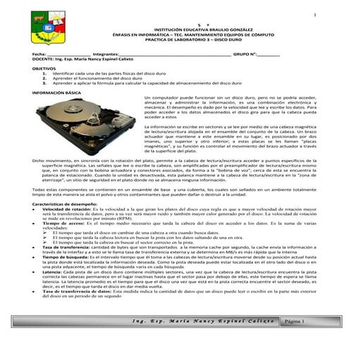 Guia 3 de laboratorio  disco duro
