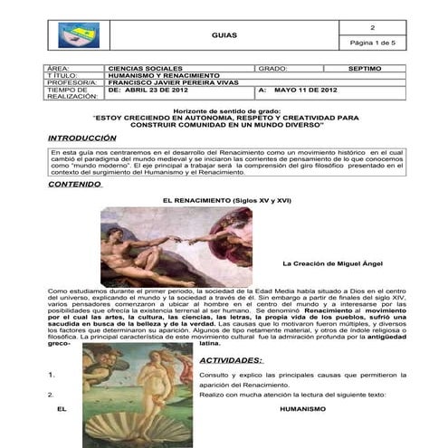 Guia # 3 grado 7 sociales renacimiento