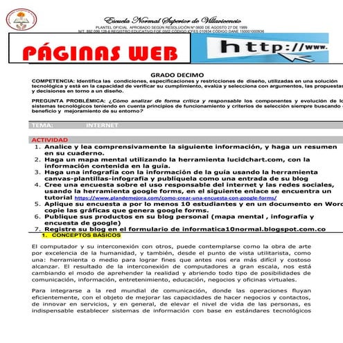 Guia 3  paginas web (introduccion)