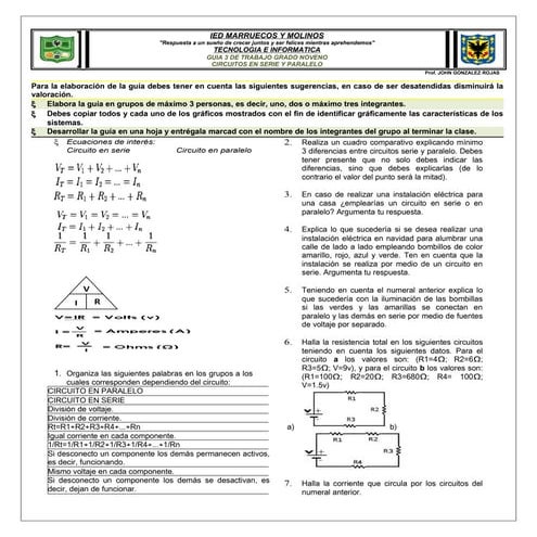 Guia 7 2 trabajo 2014 | PDF