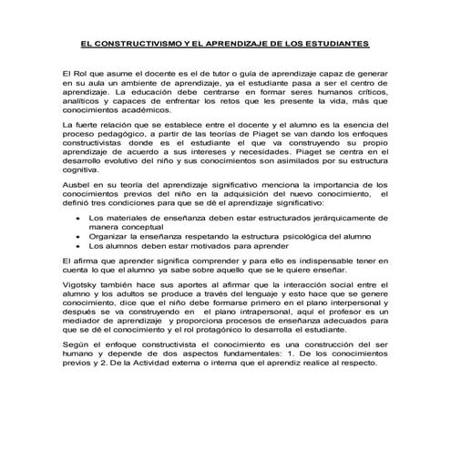 Mapa conceptual los 4 pilres de la educacion | DOCX